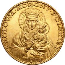 5 Zlotych 1928    "Black Madonna of Czestochowa" (Pattern)