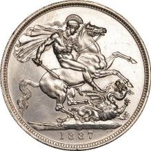 Crown 1887   JEB "Jubilee Head"