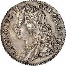 Sixpence 1751    "Old Head"