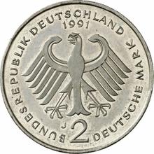2 Mark 1991 J   "Franz Josef Strauss"