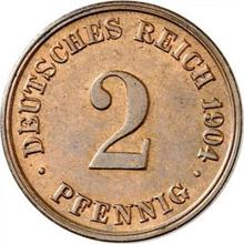 2 Pfennig 1904 D  