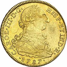 8 Escudos 1787 NR JJ 
