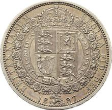 Halfcrown 1887   JEB "Jubilee Head"