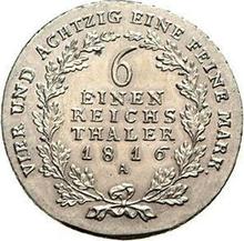 1/6 Thaler 1816 A  
