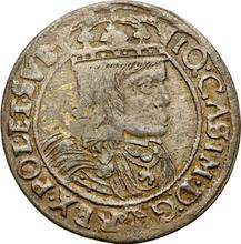 6 Groszy (Szostak) 1662  GBA  "Bust in a circle frame"