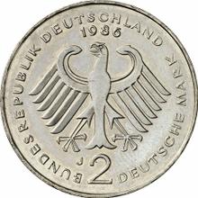 2 Mark 1986 J   "Konrad Adenauer"