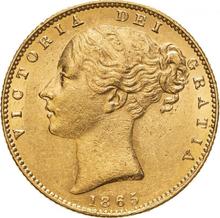 Soberano 1865   WW "Escudo"