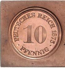 10 Pfennige 1873 G   (Pruebas)