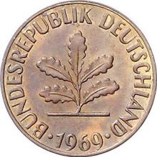 2 Pfennig 1969 J  