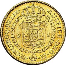 2 Escudos 1776 NR JJ 