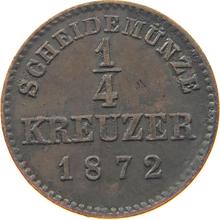 1/4 kreuzer 1872   