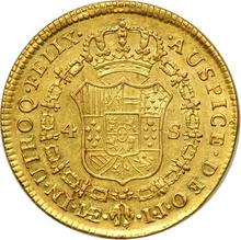 4 escudo 1791  IJ 
