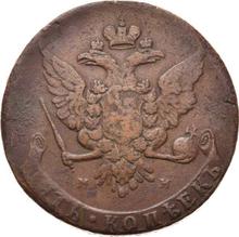 5 копеек 1758 ММ  