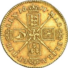 Guinea 1671    "Third laureate bust"