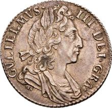 Sixpence 1698    "Third laureate bust"