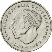 2 Mark 1972 J   "Theodor Heuss"