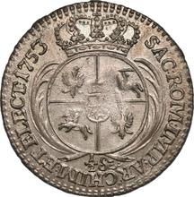 3 Groszy (Trojak) 1753    "Crown"