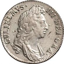 Shilling 1695    "First laureated bust"