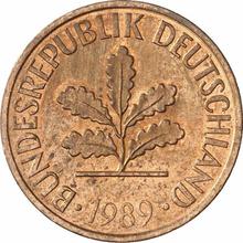 2 Pfennig 1989 G  