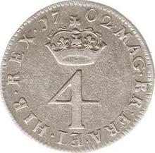 Fourpence (Groat) 1702   