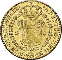 2 Escudos 1798 S CN 