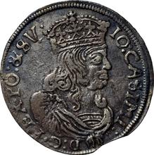 6 Groszy (Szostak) 1661  AT  "Bust without circle frame"