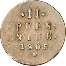2 Pfennig 1805   