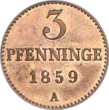 3 Pfennig 1859 A  