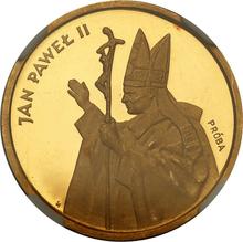2000 Zlotych 1987 MW  SW "Papst Johannes Paul II" (Probe)