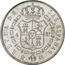 4 Reales 1844 M CL 