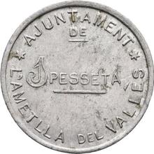1 Peseta no date (no-date-1939)    "L'Ametlla del Vallès"