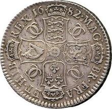 Halfcrown 1682    "Fourth laureate bust"