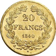 20 Francs 1840 A  