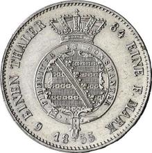1/6 Thaler 1855  F 