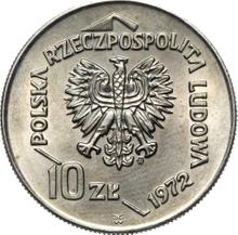 10 Zlotych 1972 MW  WK "50 Years of Gdynia Seaport"