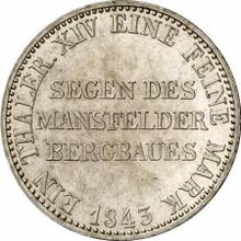 Thaler 1843 A   "Mining"