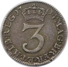 Threepence 1704   