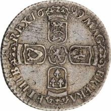 Sixpence 1699    "Third laureate bust"