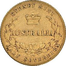 1/2 соверена 1865   