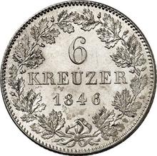 6 Kreuzer 1846   
