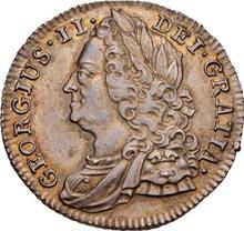 Sixpence 1743    "Old Head"