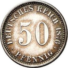 50 Pfennig 1876 E  