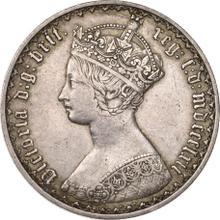 Florin 1862   WW "Gothic"