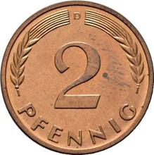 2 Pfennig 1965 D  