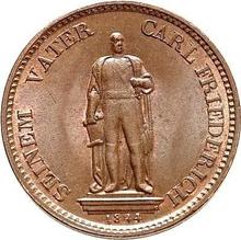 1 krajcar 1844    "Pomnik Karola Fryderyka"