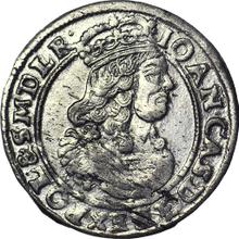 6 Groszy (Szostak) 1665  AT  "Bust in a circle frame"