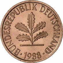 2 Pfennig 1988 J  