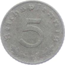 5 Reichspfennig 1941 E  