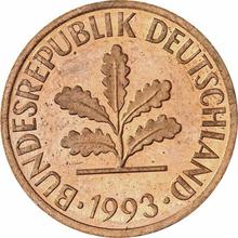 2 Pfennig 1993 G  