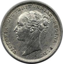 Threepence 1885   